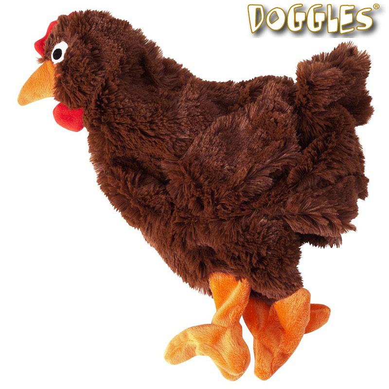 犬のおもちゃ DOGGLES ブラウンチキン Bottle Toy