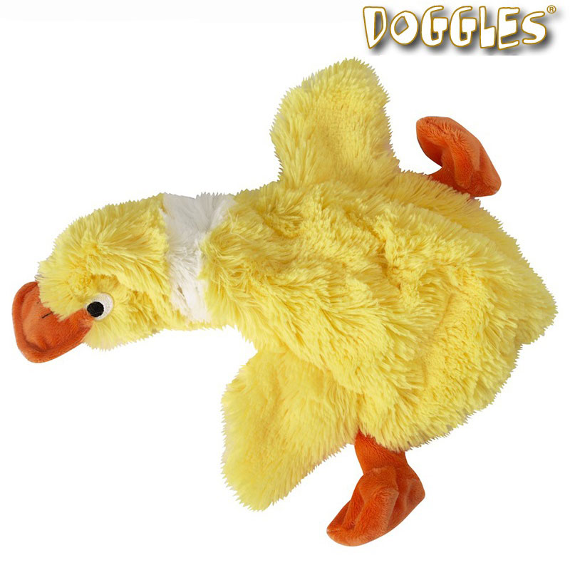 犬のおもちゃ DOGGLES イエローダック　Bottle Toy